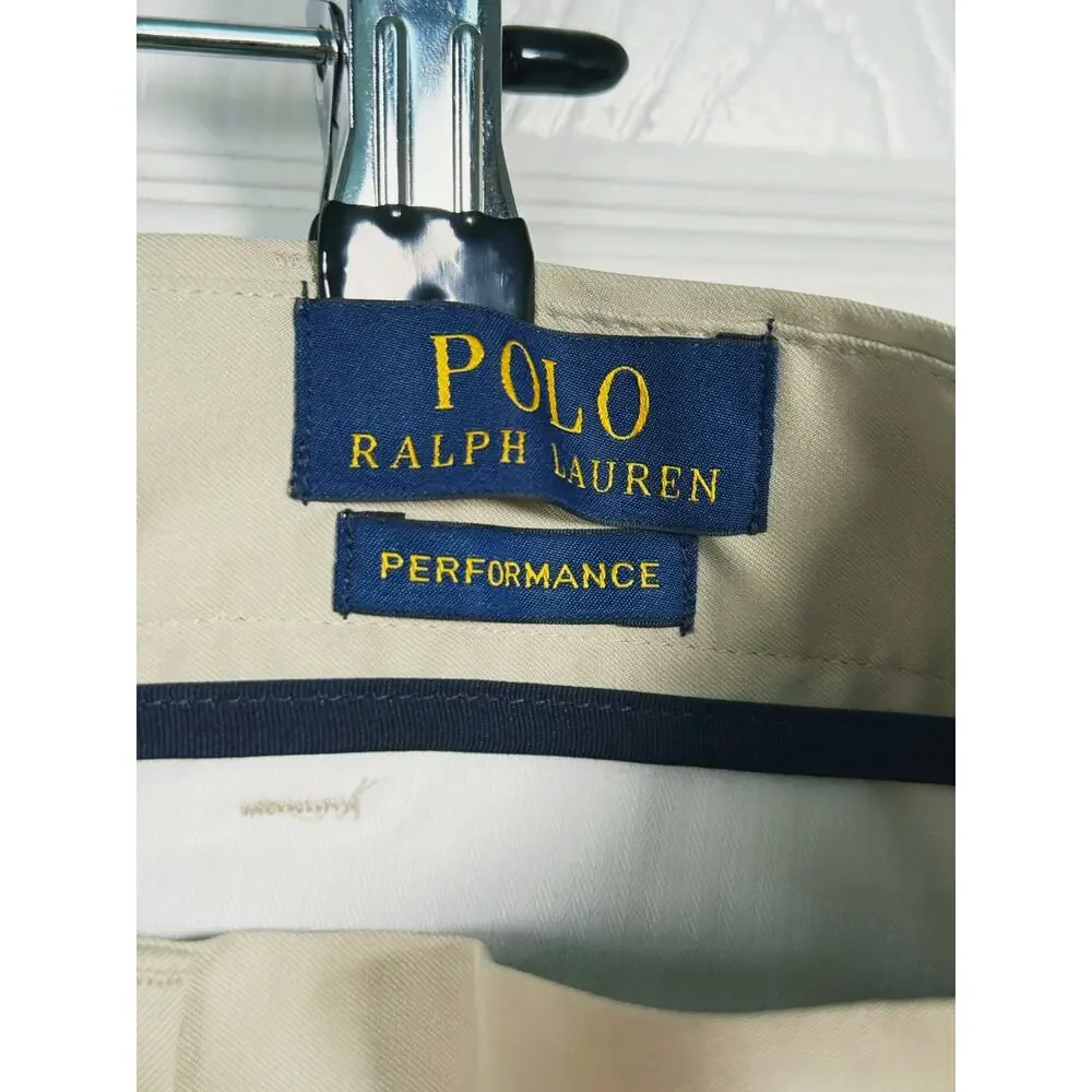Polo Ralph Lauren Mens Performance Pants Size 38x30 Preppy Country Club Office